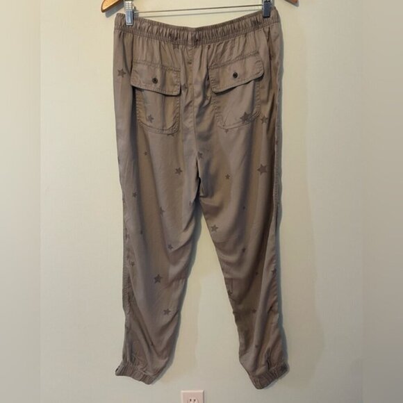 COPY C&C California Stars Print Jogger Style Pants 100% Lyocell Medium - Picture 4 of 8